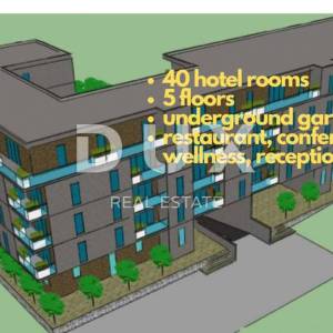 OPATIJA RIVIERA - Novo - zemljište za izgradnju hotela i poslovnog centra na 5 etaža, 300m od mora