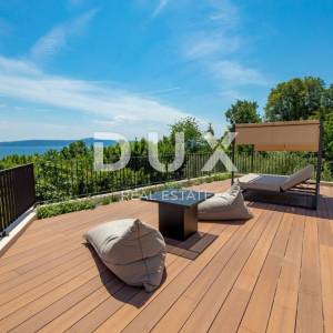OPATIJA RIVIERA - novosagrađena mediteranska vila na litici prvi red do mora 
