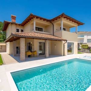 OPATIJA RIVIERA - novosagrađena mediteranska vila na litici prvi red do mora 