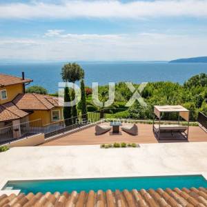 OPATIJA RIVIERA - novosagrađena mediteranska vila na litici prvi red do mora 