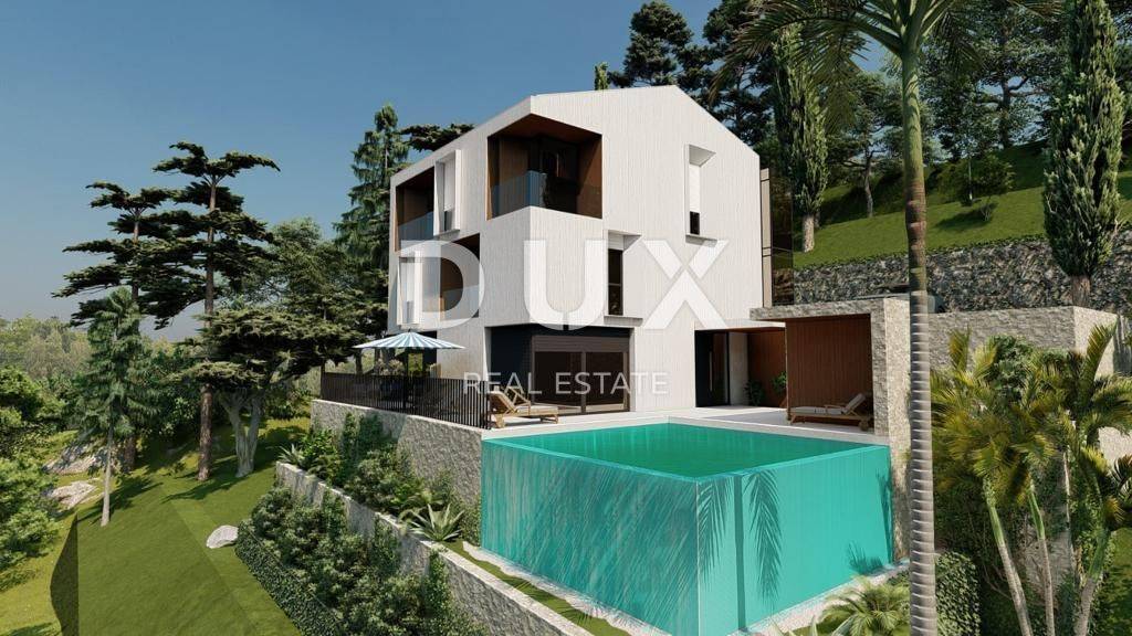 OPATIJA RIVIERA – posebna dizajnerska vila blizu mora s dva bazena, wellness i panoramski pogled