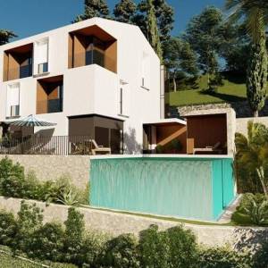 OPATIJA RIVIERA – posebna dizajnerska vila blizu mora s dva bazena, wellness i panoramski pogled