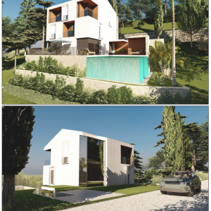 OPATIJA RIVIERA – posebna dizajnerska vila blizu mora s dva bazena, wellness i panoramski pogled