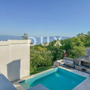 OPATIJA RIVIERA - privatna vila posebnog rasporeda s bazenom i panoramskim pogledom na more