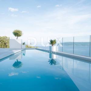 OPATIJA RIVIERA - remek djelo arhitekta - vila s unutarnjim i vanjskim bazenom, panoramski pogled na more