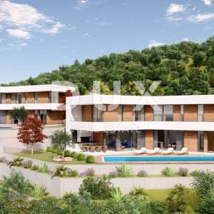 OPATIJA RIVIERA - zemljište s postojećom građevinskom dozvolom za izgradnju luksuzne vile s bazenom i pogledom na more