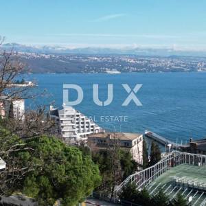 OPATIJA- stan 110m2 DB+3S s panoramskim pogledom na more + okućnica