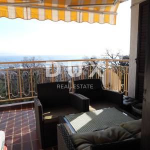 OPATIJA- stan 110m2 DB+3S s panoramskim pogledom na more + okućnica