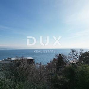 OPATIJA- stan 110m2 DB+3S s panoramskim pogledom na more + okućnica
