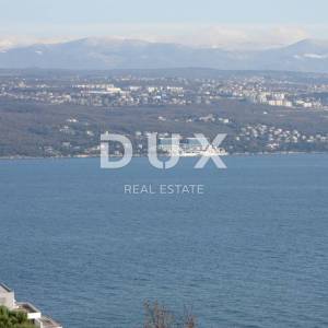 OPATIJA- stan 110m2 DB+3S s panoramskim pogledom na more + okućnica