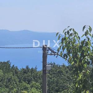 OPATIJA, VEPRINAC- građevinsko zemljište 1200m2 s pogledom na more za obiteljsku kuću/ villu/ apartmane/ kuću za iznajmljivanje...