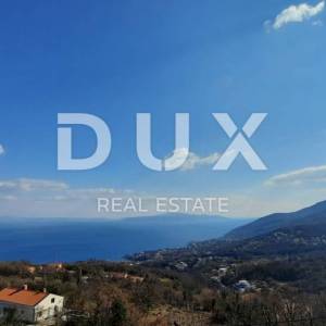 OPATIJA, VEPRINAC - Građevinsko zemljište sa pogledom prema moru i Učki