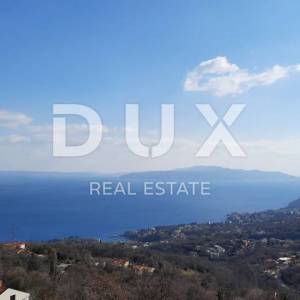 OPATIJA, VEPRINAC - Građevinsko zemljište sa pogledom prema moru i Učki