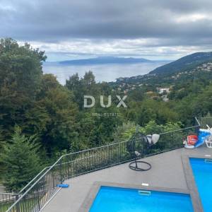 OPATIJA, VEPRINAC - stan 4S+DB, 136 m2 s bazenom i pogledom na more! PRILIKA!