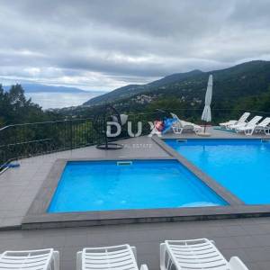 OPATIJA, VEPRINAC - stan 4S+DB, 136 m2 s bazenom i pogledom na more! PRILIKA!