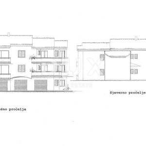 OPATIJA, VEPRINAC, TRAVIČIĆI - zemljište 2783m2 s građevnom dozvolom i pogledom na more za obiteljsku kuću/apartmane/ kuću za i...