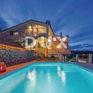 OPATIJA, VEPRINAC - vila 1000m2 s pogledom na more, 6 apartmana i bazenom + okoliš 1000m2