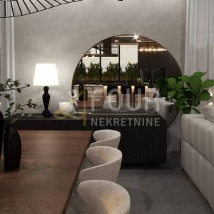 Opatija, Volosko, luksuzan penthouse, 178.98m2, 3s+db, pogled na more