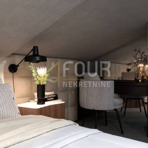 Opatija, Volosko, luksuzan penthouse, 178.98m2, 3s+db, pogled na more