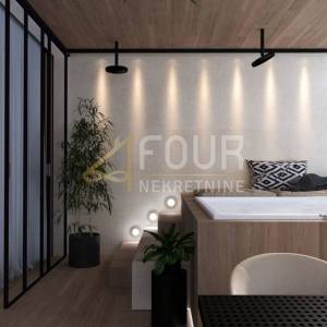 Opatija, Volosko, luksuzan stan, 128.32m2, 3s+db, pogled na more