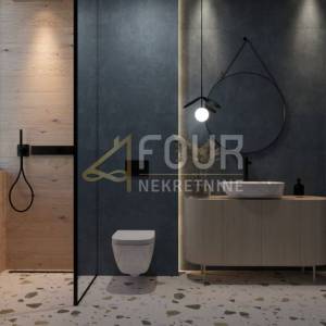 Opatija, Volosko, luksuzan dvoetažni stan, 156.35m2, 3s+db, pogled na more