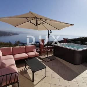 OPATIJA, VOLOSKO - luksuzna vila 550m2 s panoramskim pogledom na more + okoliš 400m2