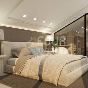 Opatija, Volosko, luksuzni dvoetažni stan s bazenom, 136.80m2, 4s+db, pogled na more