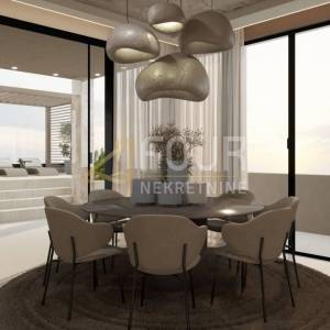Opatija, Volosko, luksuzni dvoetažni stan s bazenom, 136.80m2, 4s+db, pogled na more