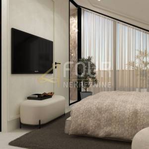 Opatija, Volosko, luksuzni dvoetažni stan s bazenom, 136.80m2, 4s+db, pogled na more
