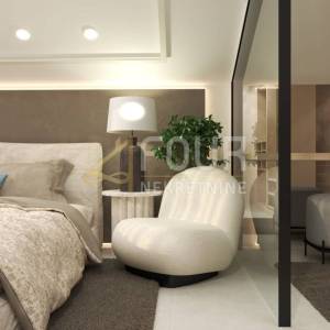 Opatija, Volosko, luksuzni dvoetažni stan s bazenom, 136.81m2, 4s+db, pogled na more