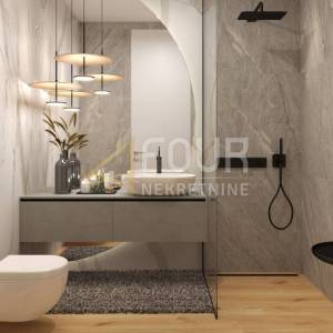 Opatija, Volosko, luksuzni stan, 109.48m2, 2s+db, terasa, pogled na more