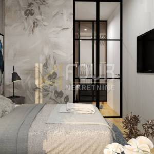 Opatija, Volosko, luksuzni stan, 109.48m2, 2s+db, terasa, pogled na more