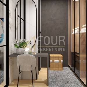 Opatija, Volosko, luksuzni stan, 109.48m2, 2s+db, terasa, pogled na more