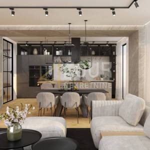 Opatija, Volosko, luksuzni stan, 109.48m2, 2s+db, terasa, pogled na more