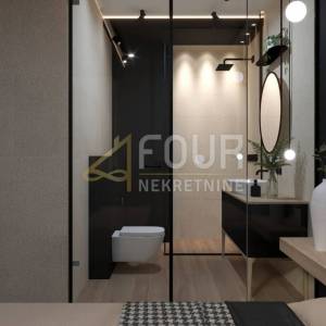 Opatija, Volosko, luksuzni stan, 101.39m2, 2s+db, terasa, pogled na more