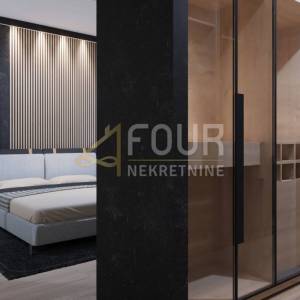 Opatija, Volosko, luksuzni stan, 82.83m2, 1s+db, terasa, pogled na more