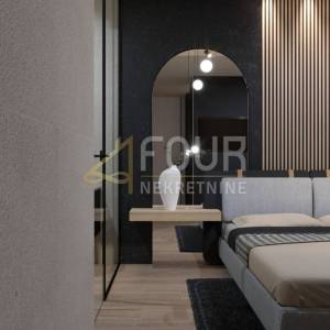 Opatija, Volosko, luksuzni stan, 82.83m2, 1s+db, terasa, pogled na more