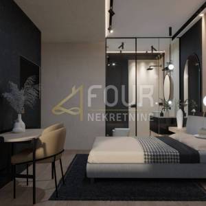 Opatija, Volosko, luksuzni dvoetažni stan, 165.85m2, 3s+db, terasa, pogled na more