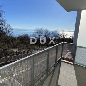 OPATIJA, VOLOSKO - predivan stan 71m2 za najam s garažnim mjestom, balkon, pogled na more