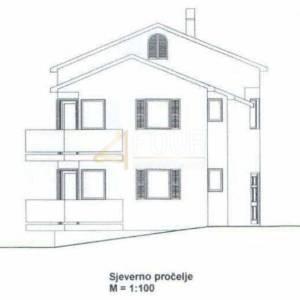 Oprić, 567m2, građevinsko zemljište s projektom