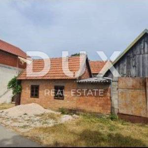 OTOČAC, BRINJE - Kuća u roh-bau fazi s 42.800 m2 okućnice