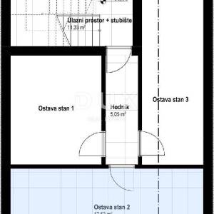 OTOK CRES, CRES - Dvosoban stan u prizemlju, 2 parkinga, vrt 100m2