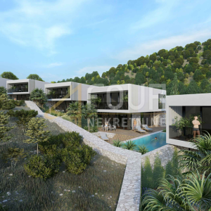 Otok Cres, Porozina, građevinsko zemljište 5.214m2 s idejnim projektom - 9 vila