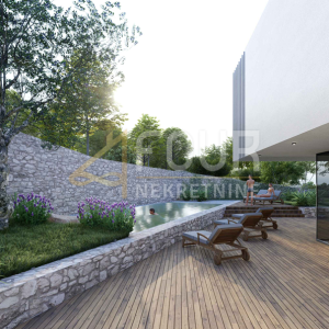 Otok Cres, Porozina, građevinsko zemljište 5.214m2 s idejnim projektom - 9 vila
