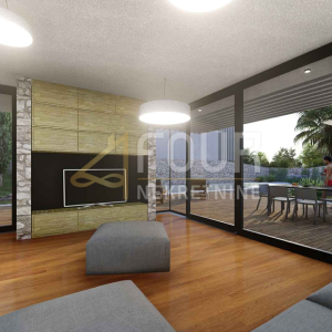 Otok Cres, Porozina, građevinsko zemljište 5.214m2 s idejnim projektom - 9 vila