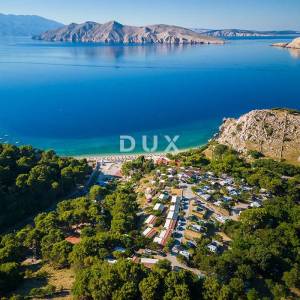 OTOK KRK, BAŠKA - Zemljište s pogledom na more