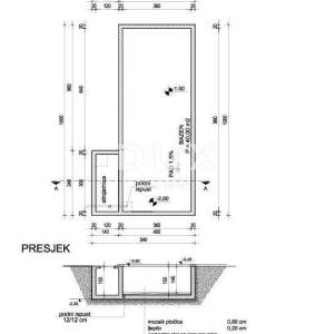 OTOK KRK, BRZAC - Moderna dvojnica s bazenom 40 m2