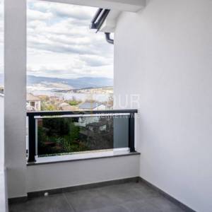 Otok Krk, Čižići, novogradnja, 2s+db, lođa, pogled na more