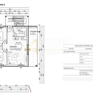 Otok Krk, Čižići, novogradnja, 2s+db, 79.01m2, lođa