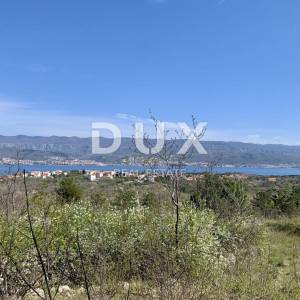 OTOK KRK - Ekskluzivan građevinski teren sa pogledom na more